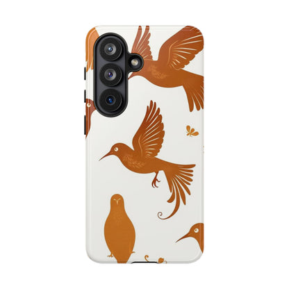Abstract Bird Pattern Phone Case - Multicolor Phone Case - Samsung Galaxy S26 / Glossy