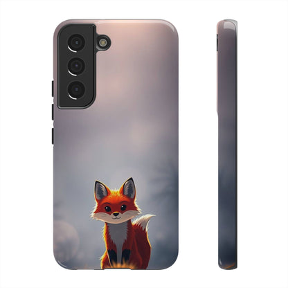 Cute Gothic Fox Design Phone Case - Multicolor Phone Case - Samsung Galaxy S22 / Glossy