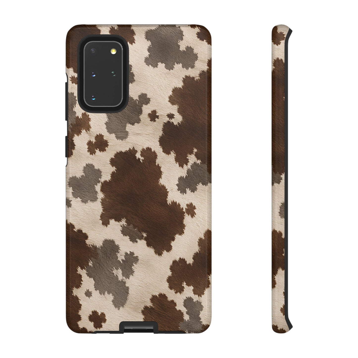 Stylish Mocha Cow Print Phone Case
