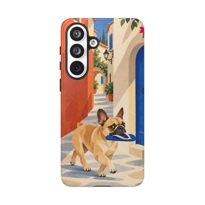 French Bulldog Quiet Lane Phone Case - Multicolor Phone Case - Samsung Galaxy S26 Plus / Glossy