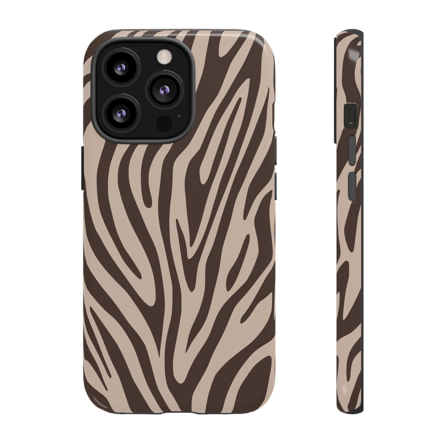 Boutique Mocha Tiger Print Phone Case