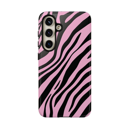 Modern Blush Zebra Print Phone Case