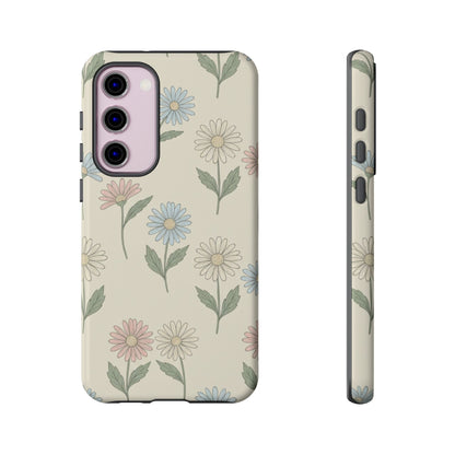 Pretty Pastel Daisy Pattern Phone Case