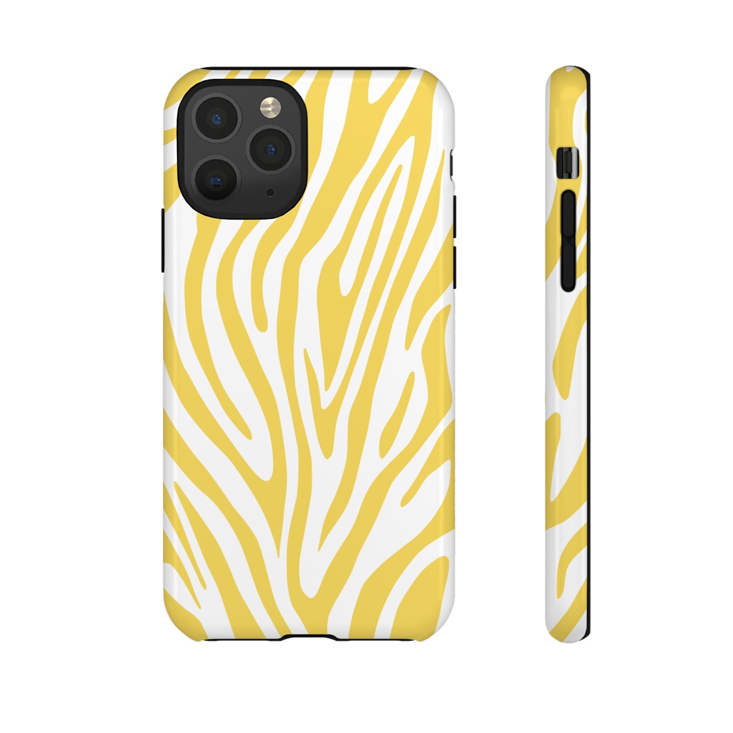 Graphic Yellow Tiger Print Phone Case