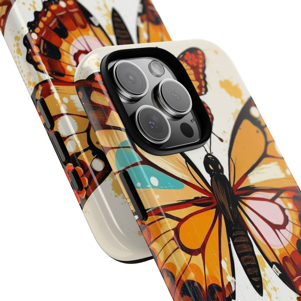 Abstract Butterflies Design Phone Case - Multicolor Phone Case