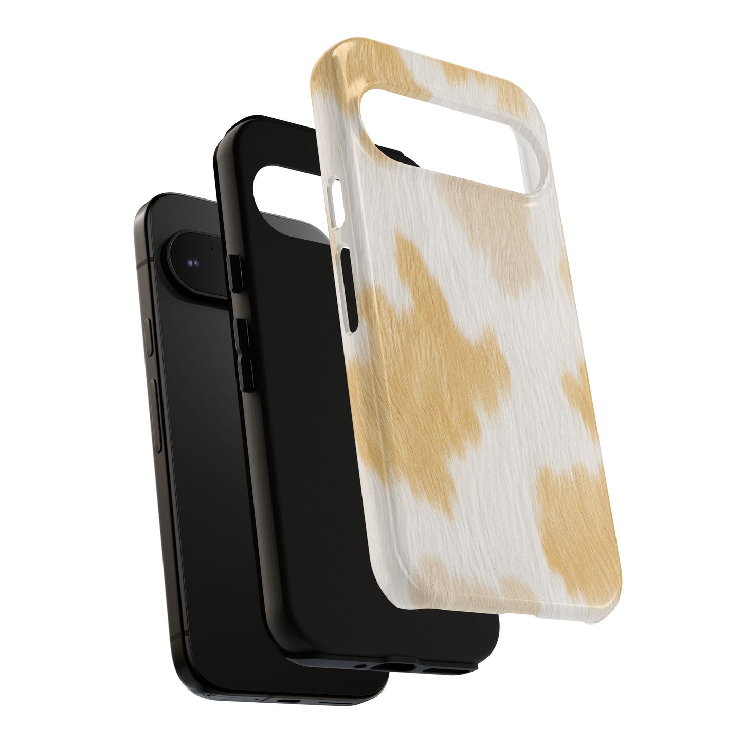 Golden Honey Cow Print Phone Case