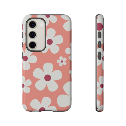 Cute Pink Daisy Pattern #2 Phone Case - Pink Phone Case - Samsung Galaxy S23 / Glossy