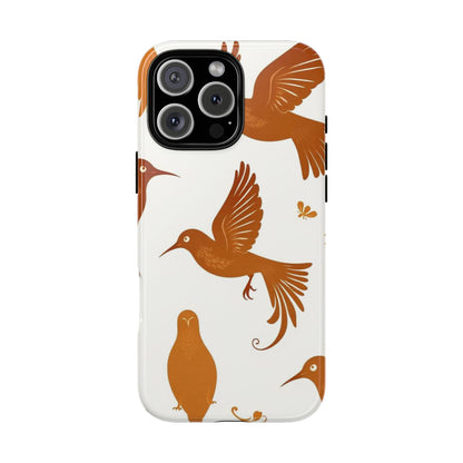 Abstract Bird Pattern Phone Case - Multicolor Phone Case - iPhone 16 Pro Max / Glossy
