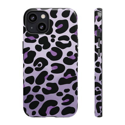 Pretty Lavender Leopard Print Phone Case