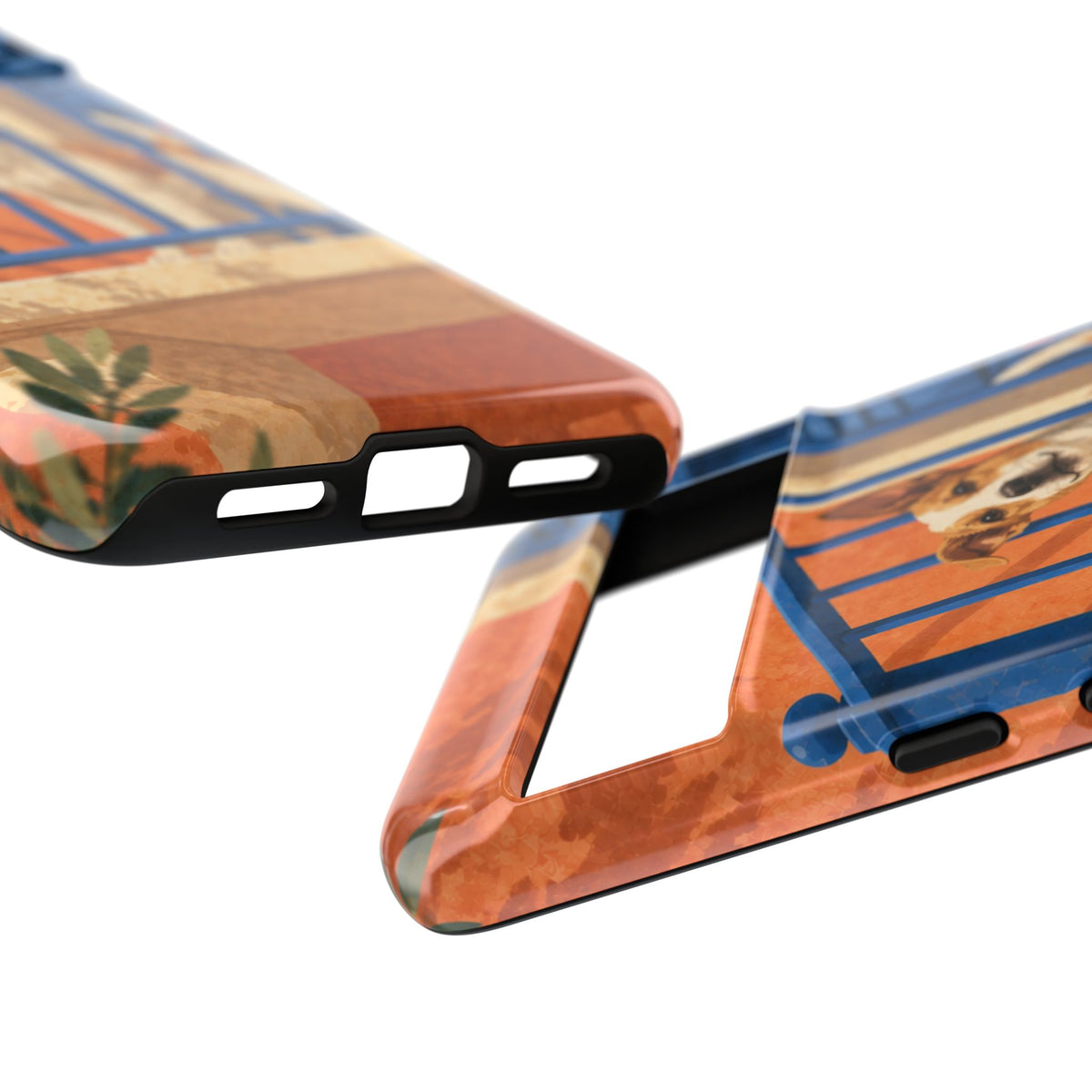 Jack Russell Terrier Balcony Busybody Phone Case - Multicolor Phone Case