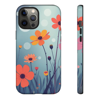 iPhone 12 Pro Max / Glossy Phone Case - Vibrant Wildflowers Design Phone Case
