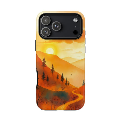 Golden Sunset Design Phone Case - Multicolor Phone Case - iPhone 17 Pro Max / Glossy