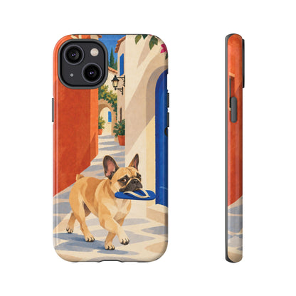 French Bulldog Quiet Lane Phone Case - Multicolor Phone Case - iPhone 14 Plus / Glossy