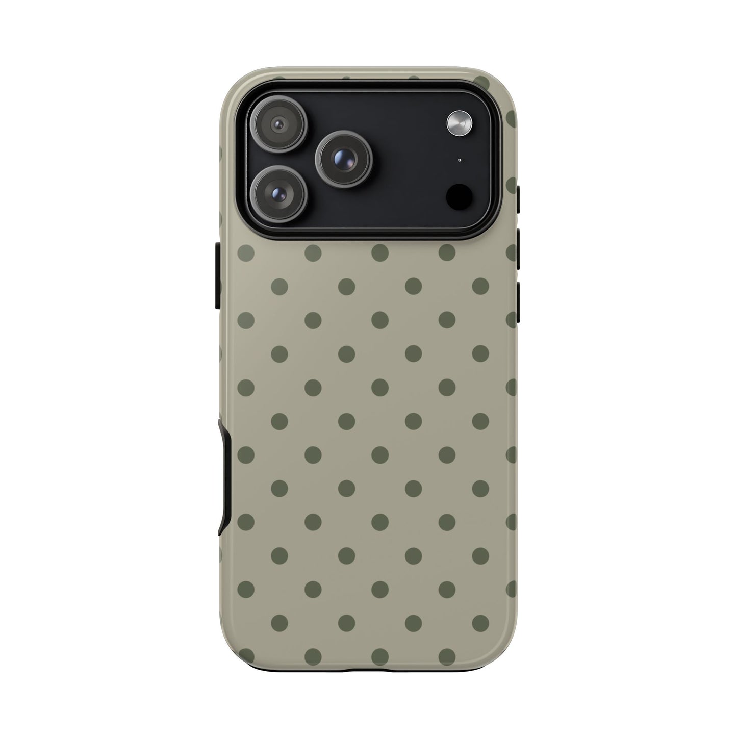 Green & Dark Green Dot Pattern Phone Case