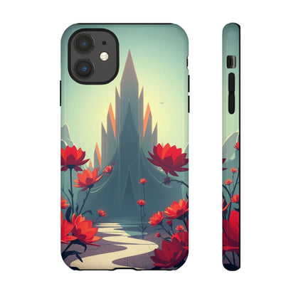 iPhone 11 / Glossy Phone Case - Gothic Alien Garden Design Phone Case