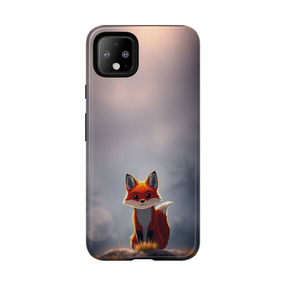 Cute Gothic Fox Design Phone Case