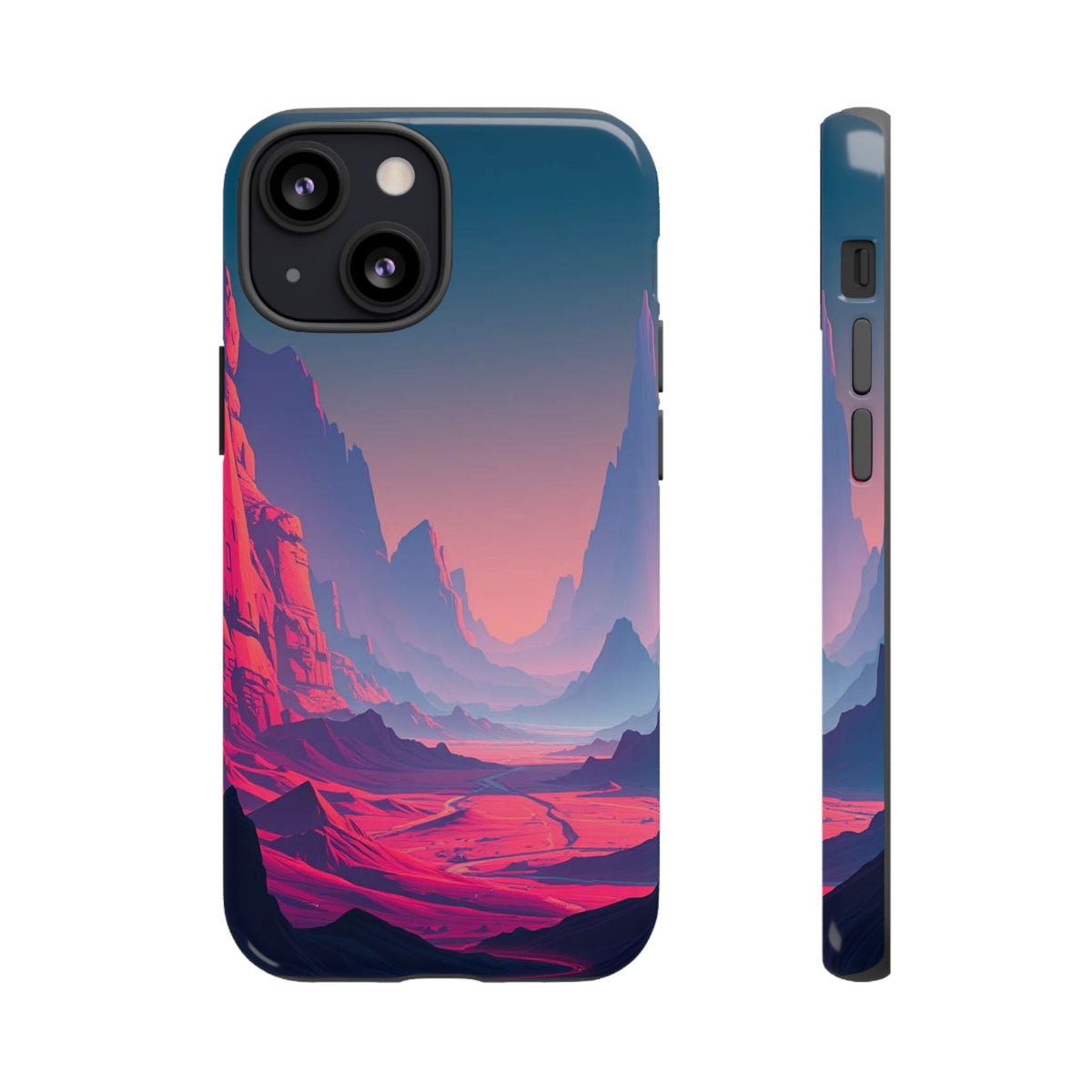 Alien Vista Design Phone Case - Multicolor Phone Case - iPhone 13 Mini / Glossy