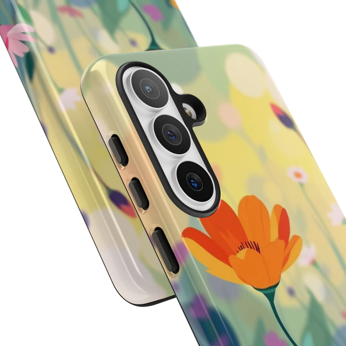 Pop Art Style Wildflower Design Phone Case - Multicolor Phone Case