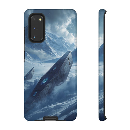 Samsung Galaxy S20 / Glossy Phone Case - Frozen Alien Wreckage Sci-fi Phone Case