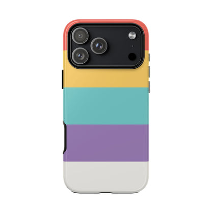 Pastel Rainbow Stripe Pattern Phone Case - Phone Case - iPhone 17 Pro Max / Glossy