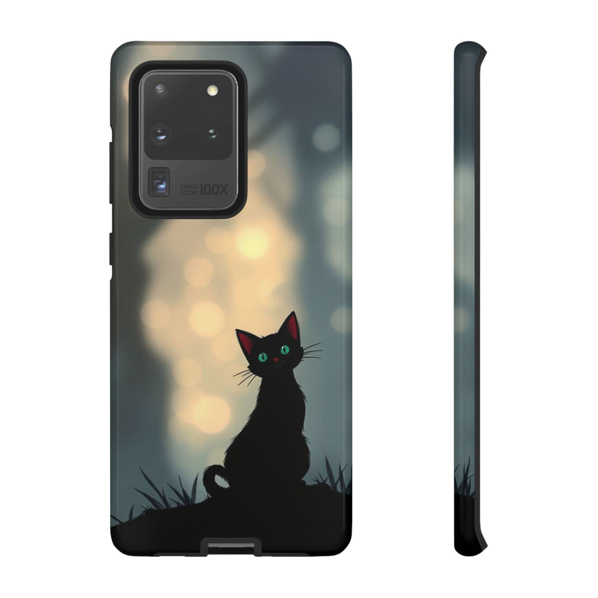 Gothic Cat Design Phone Case - Multicolor Phone Case - Samsung Galaxy S20 Ultra / Glossy