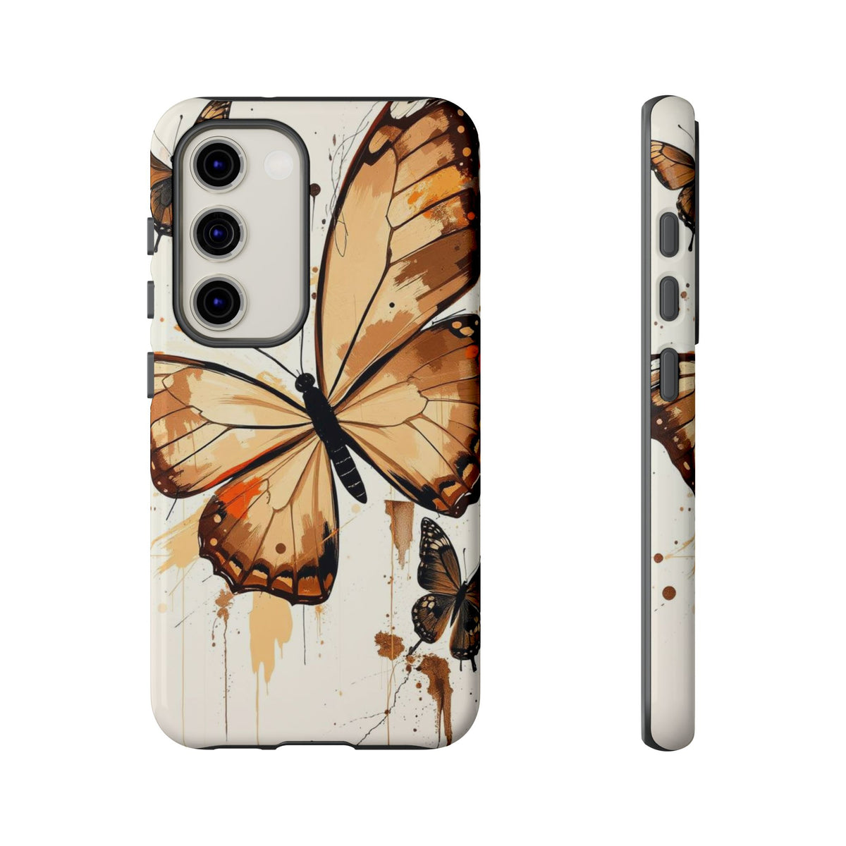 Acrylic Style Butterflies Design Phone Case - Multicolor Phone Case - Samsung Galaxy S23 / Glossy