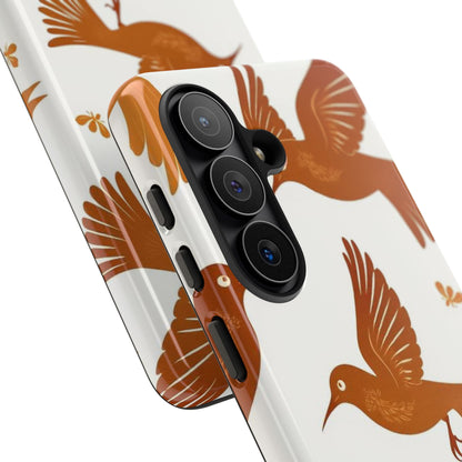 Abstract Bird Pattern Phone Case - Multicolor Phone Case