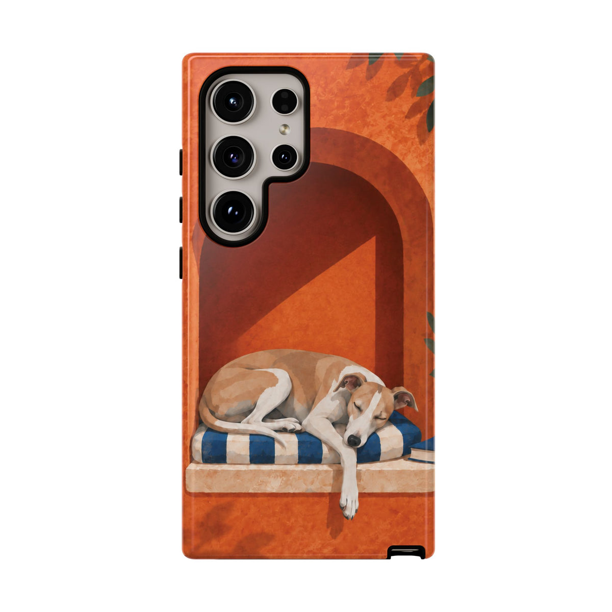 Whippet Siesta Nook Phone Case - Multicolor Phone Case - Samsung Galaxy S24 Ultra / Glossy