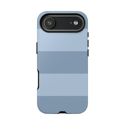 Light Blue Horizontal Stripe Pattern Phone Case - Blue Phone Case - iPhone 17 Air / Glossy
