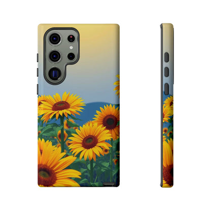 Samsung Galaxy S23 Ultra / Glossy Phone Case - Sunflowers Design Phone Case