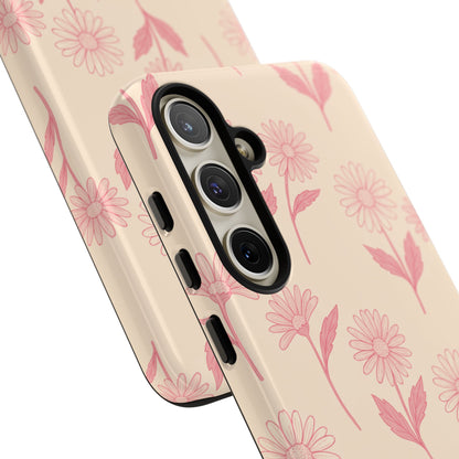 Pretty Pink Daisy Pattern Phone Case
