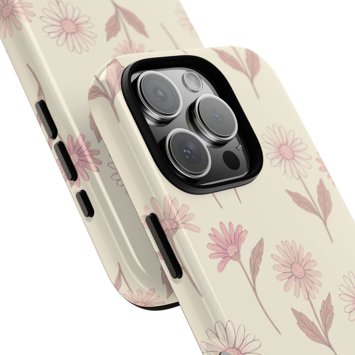 Pretty Blush Daisy Pattern Phone Case