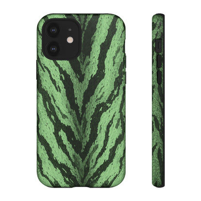 Sage Tiger Print Phone Case