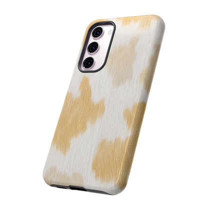 Golden Honey Cow Print Phone Case