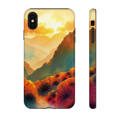 Ideallic Watercolour Sunset Design Phone Case - Multicolor Phone Case - iPhone XS MAX / Glossy