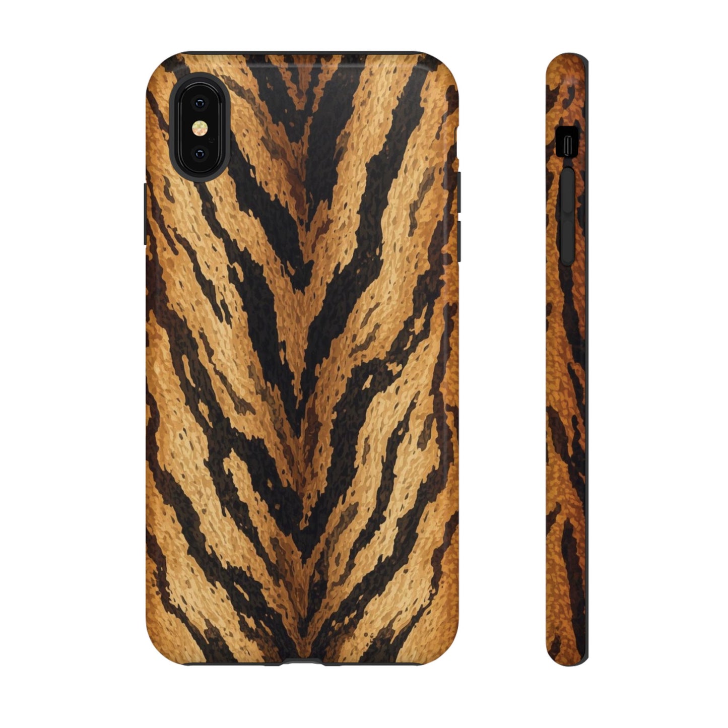 Amber Tiger Print Phone Case