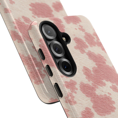 Pretty Blush Cow Print Phone Case