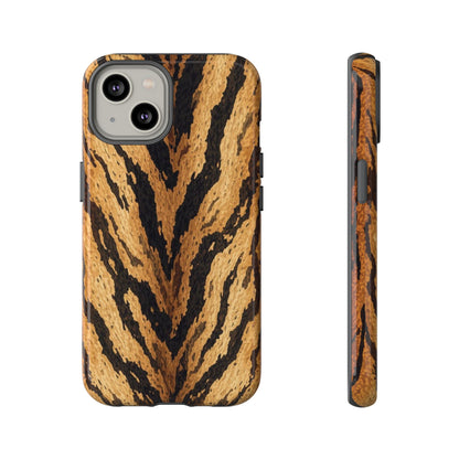 Amber Tiger Print Phone Case