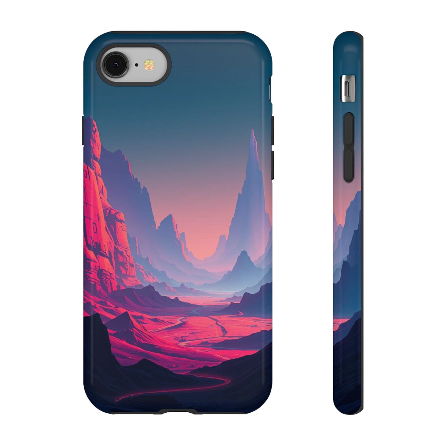 iPhone 8 / Glossy Phone Case - Alien Vista Design Phone Case