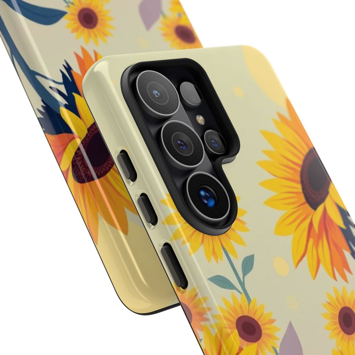 Modern Flat Sunflower Design Phone Case - Multicolor Phone Case