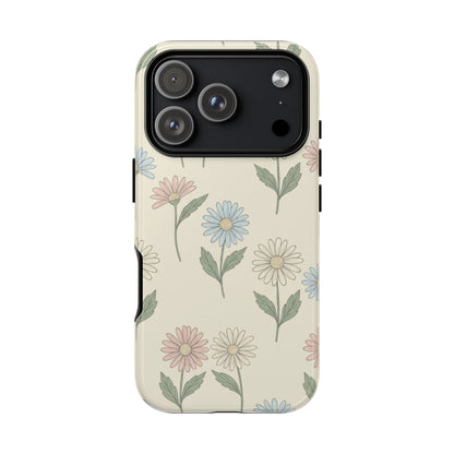 Pretty Pastel Daisy Pattern Phone Case