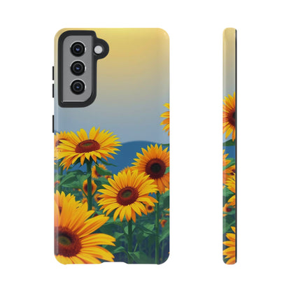 Samsung Galaxy S21 / Glossy Phone Case - Sunflowers Design Phone Case