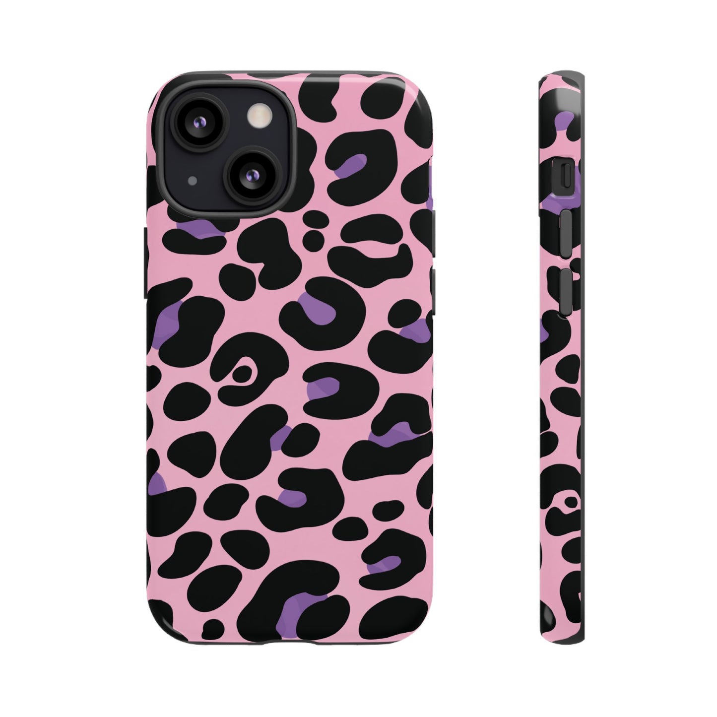 Pretty Pink & Lavender Leopard Print