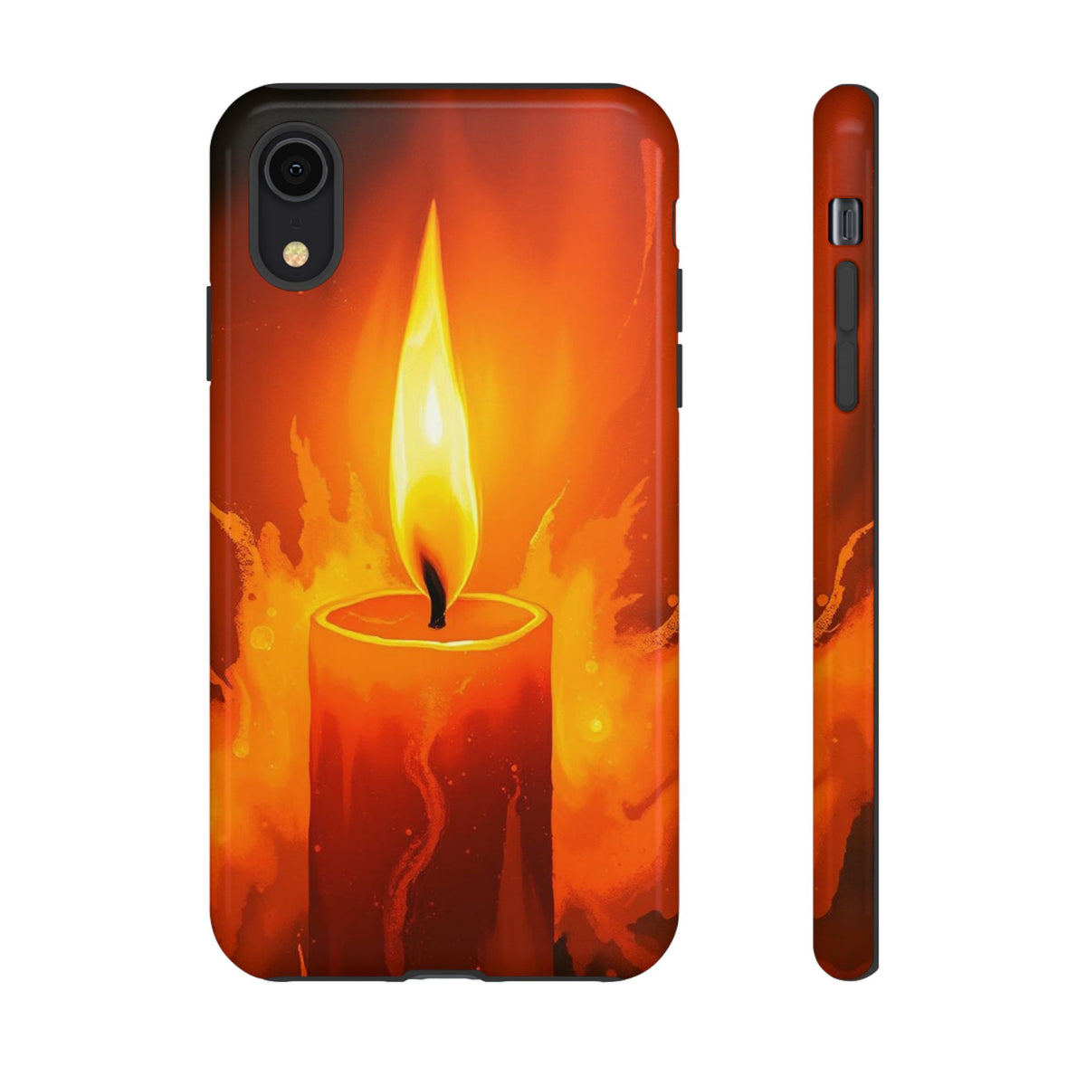 Red Candle Phone Case - Multicolor Phone Case - iPhone XR / Glossy