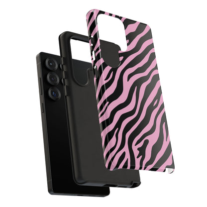Stylish Blush Zebra Print Phone Case