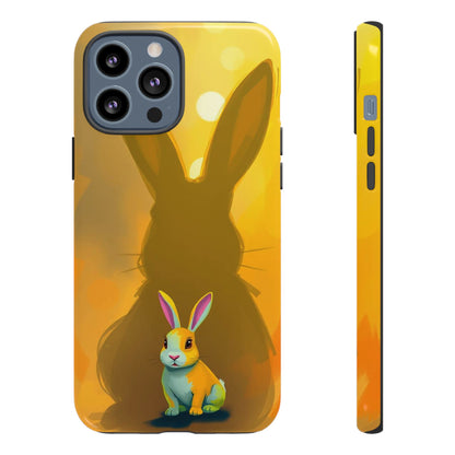 iPhone 13 Pro Max / Glossy Phone Case - Shadow Rabbit Design Phone Case