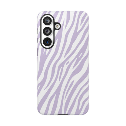 Lavender Tiger Print Phone Case