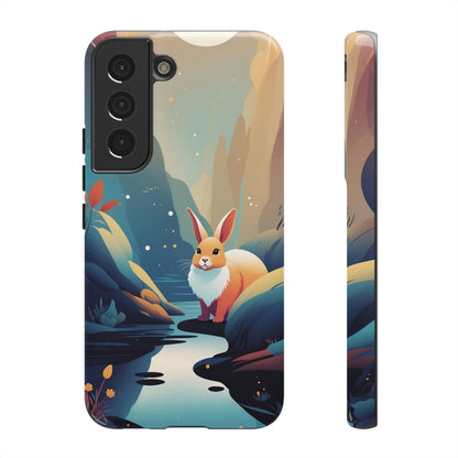 Stylised Rabbit Design Phone Case - Multicolor Phone Case - Samsung Galaxy S22 / Glossy