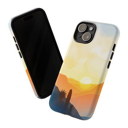 Watercolour Sunset Design Phone Case - Multicolor Phone Case