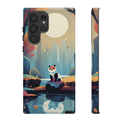 Stylised Panda Design Phone Case - Multicolor Phone Case - Samsung Galaxy S22 Ultra / Glossy